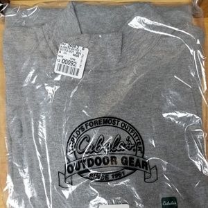 Cabela's XL Gray Men's Mock Turtleneck New